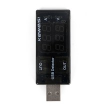 USB 전류 전압 테스터 USB 전압계 전류계 감지기 더블 행 쇼 새로운