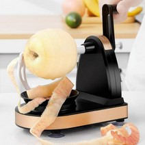 자동 과일 깎는 기계 감깎는 감 감자 박피기 돌려까기, 다크 블루