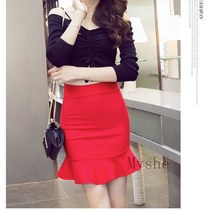 [Myshe]여성 여름 미니 스커트 프릴레이스 스커트 XiaoM01705FEI705DQ09