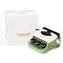 MakeID 메이크아이디 라벨프린터 Q1HD 300DPI 휴대용라벨기, 그린