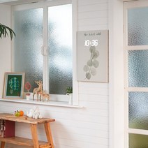 발루아 LED 시계용 액자 + 24cm 벽시계 패브릭액자 캔버스액자, 4.나뭇잎+ 24cm LED 벽시계