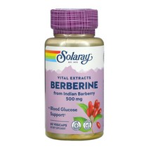 솔라레이 베르베린 Berberine 500mg 60베지캡슐 바베리 매자나무