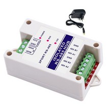 485 리피터 광전 절연 산업용 RS485 허브 2 채널 신호 증폭기 간섭 방지 번개 보호, 02 with adaptor