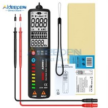 3 in 1 디지털 멀티 미터 스마트 테스터 ADMS1CL DC AC 전압계 EBTN LCD 전압 표시기 감지기 스크루 드라이버 숨겨진 와이어 테스트 3 in 1, 한개옵션0