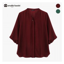 아날도바시니 밴드와이넥 블라우스 AS09BL04M