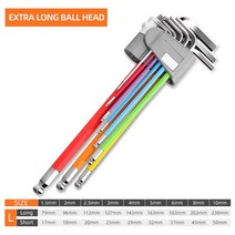육각렌치세트, Extra-long ball head