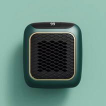 산업용 열풍기 공업용 전기 800W 휴대용 히터 플매트 카펫 러그인 벽 홈 팬 원격 제어 미니 가정용 라디에이터 워머 방 사무실, [02] Green, [01] 800W, [02] EU