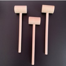 수공구 미니 장난감 나무 망치 타악기 크래킹 너트 도구 DIY 공예 만들기 3 개, 02 3pcs round hammer, 02 3pcs round hammer