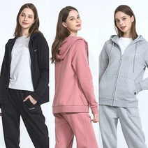 굿소일 ELLE-SPORT스포츠 여성 코튼 블렌디드 에센셜 트랙 수트 3종