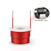 1Pcs 무산소 구리 코일 인덕터 0.5mm 0.16MH DIY 스피커 크로스 오버 주파수 분배기 공기 코어, [08] 0.5mm 2.0mH