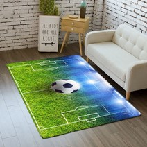 겨울거실러그 식탁 쇼파 원룸 카페트 3D 침실 러그 축구 소년 놀이 카펫 홈 거실 장식 주방 매트 부모-자식