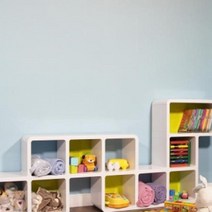 거실책꽂이 코너책장 서재장 더크린 DIY 스네이크 틈새 공간분리 수납함, 오렌지