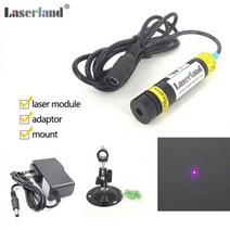 405nm UV 자외선 보라색 파란색 200mW 100mW 포인트 도트 다이오드 레이저 모듈 1668