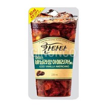 칸타타 아이스 바닐라향 아메리카노 230ml 1개, 단품, 단품