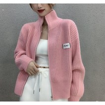 연두색 가디건 니트 꽃자수 부클 크롭 연보라 초록색 빅카라 하늘색 루즈핏 보석단추 민트색