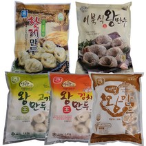 전문점용 왕만두 5종 택1 (고기왕 김치왕이북식왕 메밀왕 황태왕)만두 / 5시까지 당일발송, 김치왕만두 1.4kg 1봉, 1개, 1.4kg