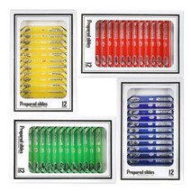 전자 현미경 실체 48pcs 어린이 플라스틱 준비 슬라이드 동물 곤충 식물 꽃 샘플 표본 스테레오, 1개