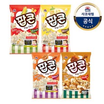 [사조대림] 사조 팝콘 80g x18봉 4종 택1 /전자렌지용/간식, 선택:달콤한맛 x9봉 +카라멜맛 x9봉{O}