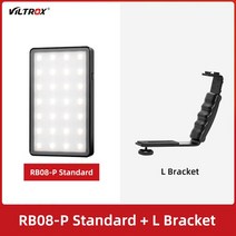 촬영 방송 조명VILTROX Weeylife RB08P RGB 2500K-8500K 미니 비디오 LED 라이트 휴대용 필 전화 카메라 촬, 07 Kit 4
