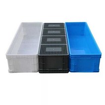 산업용 플라스틱 창고 보관 물류박스 1m, 1000x400x280 무독성(회색)