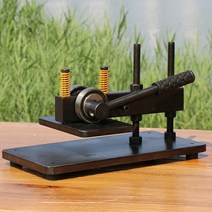 세로형 철형핸드프레스 가죽공예 목형 펀칭, 세로형 철형핸드프레스(블랙)