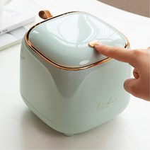 병원 데스크 학원 상담실 둥근사각 원터치 휴지통 2L 학생방, 화이트