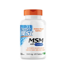 [무료배송]닥터스 베스트 MSM with OptiMSM 식이유황 1500mg 120타블렛 [3통]