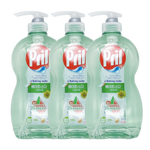 프릴 시크릿 오브 베이킹소다 주방세제 그린허브 향, 750ml, 3개
