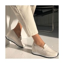 티투알 T2R 7cm키높이 로퍼 슬립온 파스타 W208 블랙 크림
