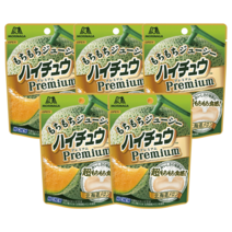 모리나가 제과 하이츄 프리미엄 훗카이도 메론 35g x5개, 단품