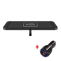 가정용 전기차 충전기 15w 빠른 자동차 무선 충전기 패드 크래들 스탠드 독 for iphone 13 12 11 pro max x xr xs samsung xiaomi qi, qc3.0 충전기 포함