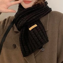 남여공용 와플 니트 머플러 목도리 F043