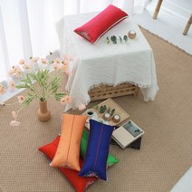 단잠 양단 한실 메밀베개, 분홍색