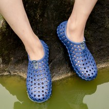 비치 아쿠아 샌들 슈즈 젤리 슬립온 남성 신발 여름 야외 캐주얼 슬리퍼 Croks Sandalia Hombre
