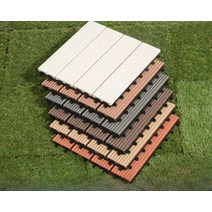 조립식 데크 타일 바닥재 바닥 합성 플라스틱 야외 촘촘, 빨간색 변환 01