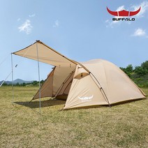 버팔로 아크 돔 텐트 4-5인/백패킹 낚시 돔텐트, 제품선택:버팔로 아크 돔 텐트(베이지), 단품