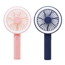 엑스트라 블루스톰 휴대용 LED 선풍기 2p, F-2, 핑크, 네이비