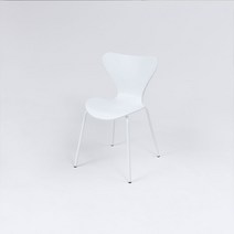 가구앤하우스 줄리엣 플라스틱 디자인 업소용 카페 식당 식탁 의자 (8colours), 화이트, 1개