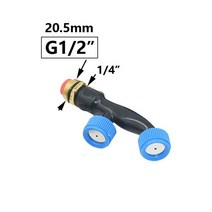 농업 구리 분무 노즐 싱글/더블/3 헤드 정원 잔디 관개 농약 스프레이 스프링클러, 08 G1I2 x 1I4