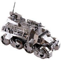 3D입체퍼즐 메탈퍼즐 스페이스 펜저 만들기 모형제작 미니어처 취미, 단일