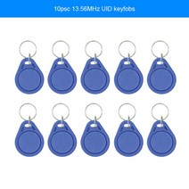 125Khz-13.56MHZ 복사기 복제기 핸드 헬드 RFID NFC IC 카드 리더 라이터 + 3pcs 125KHZ Keyfobs 13.56MHZ, 한개옵션1, 02 UIDK-10
