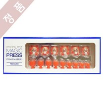 데싱디바 2019 최신상 매직프레스 프리미엄 (페디큐어) _슈퍼 슬림핏 크루즈 인조손톱, 1개, 허니문