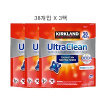 커클랜드시그니춰 울트라클린 캡슐세제, 38개입, 3개