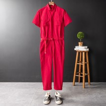 여름용 미술 작업복 반팔 점프수트 남자 점프수트 다양한색상