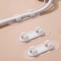 쥬롬 케이블 선정리 클립 20개, 소형, 화이트