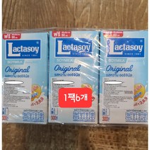 [태국두유]락타소이 소이밀크 Lactasoy 300ml 6개 WORLDFOOD