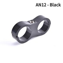 엔진 오일 드레인 배수 밸브 더블 홀 라인 클램프 an4 an6 an8 an10 an12 billet oil fuel water hose tube seprator divider, 주황색