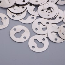 도면걸이 소 대100 피스 실버 톤 금속 열쇠 구멍 행거 패스너 걸이 후크 사진 프레임 선반 브래킷