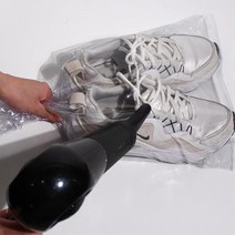 드라이기 청소기없이 신발 의류 압축랩 압축팩 여행용 옷 진공포장 압축 비닐, M