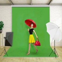 스튜디오 사진 롤 배경지 대형 암막 크로마 누끼 스크린 300X500, 그린300X500